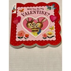 Cottage Door Press Board Book Kids 18m+ Red Paper Vintage Style Valentine Bunny